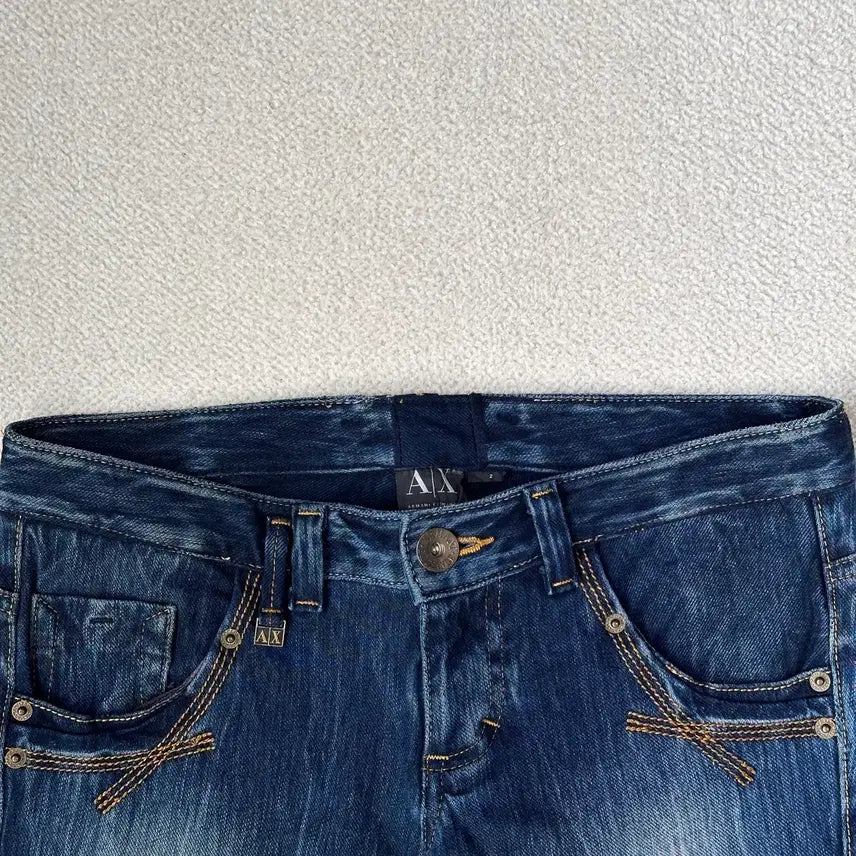 [BUNJANG] Armani Exchange Low-Rise Denim Pants / 아르마니 익스체인지 로우라이즈 데님팬츠