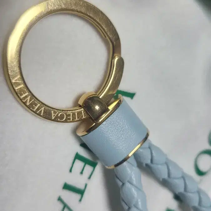[BUNJANG] Bottega Veneta Sky Blue Keyring / [새상품] 보테가베네타 키링 하늘색 스카이블루