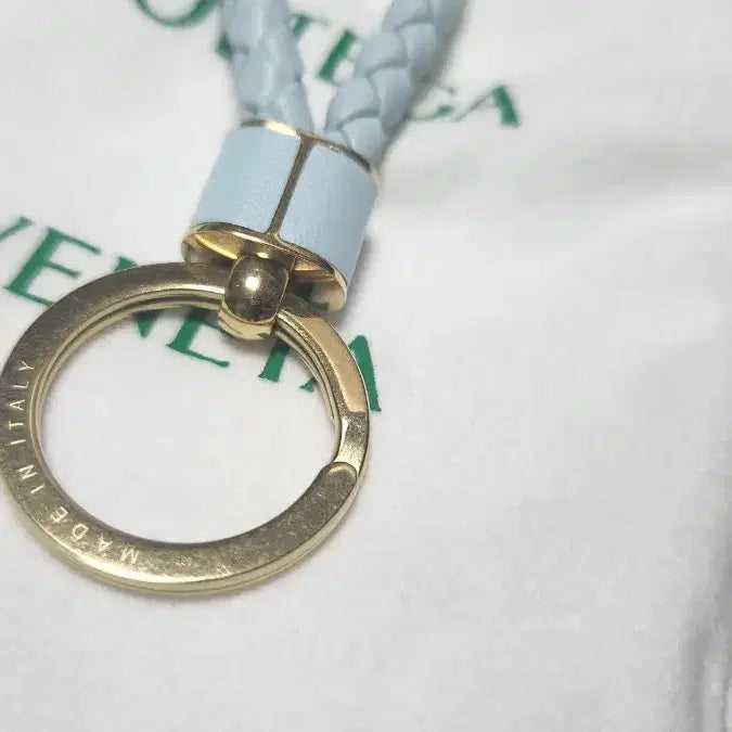 [BUNJANG] Bottega Veneta Sky Blue Keyring / [새상품] 보테가베네타 키링 하늘색 스카이블루