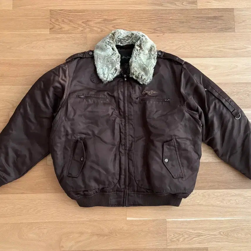 [BUNJANG] Sean John Bomber Blouson Padded Flight Jacket XL / 션존 sean john 봄버 블루종 패딩 항공 자켓 XL