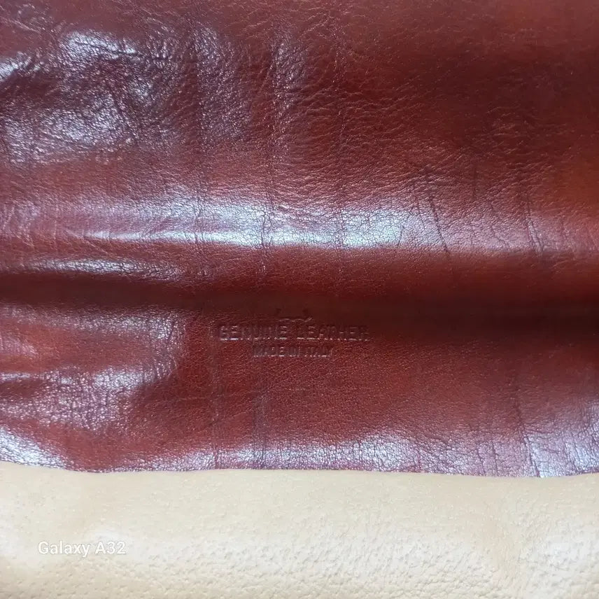 [BUNJANG] Vintage Leather Backpack Brown / 빈티지 가죽 백팩 브라운 made in Italy