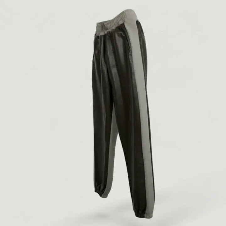 [BUNJANG] Wonder Place Basic Comma Colorblock Banding Pants / 여성F/텍새옷 원더플레이스 베이직콤마 배색 밴딩 바지KH / 17-14