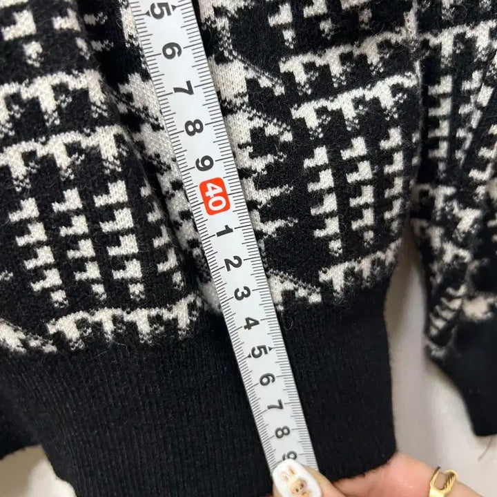 [BUNJANG] studio.AG Houndstooth Cardigan / studio.AG 하운드투스 가디건