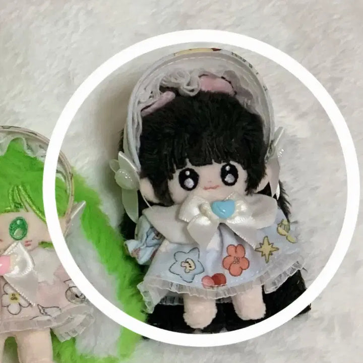 [BUNJANG] Petit Toy 5cm Doll Dress Set / 5cm 무속성 솜인형 옷장 쁘띠토이 블루
