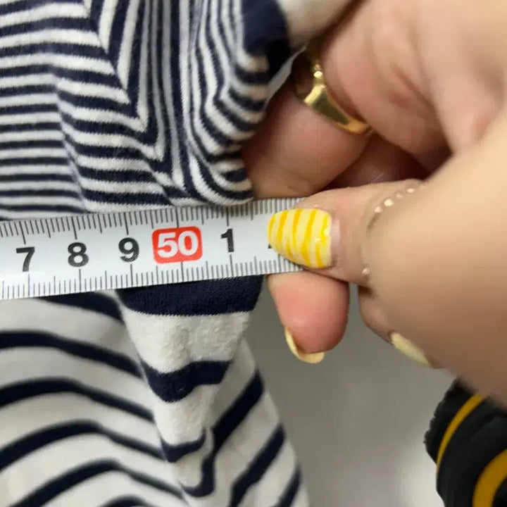 [BUNJANG] Beanpole Striped Short Sleeve T-shirt L / 빈폴 스트라이프 반팔 티셔츠 L 100사이즈