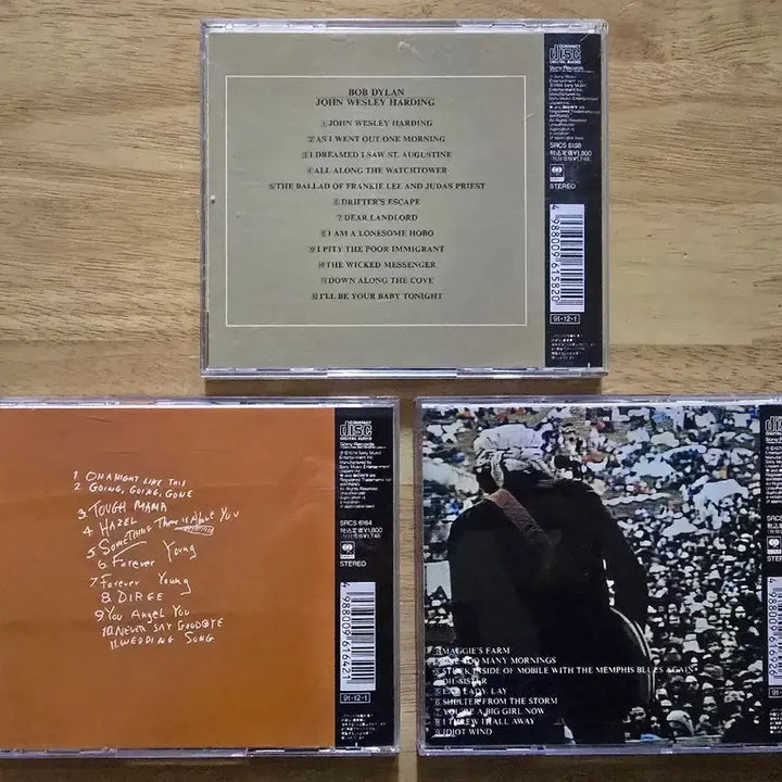 [BUNJANG] Bob Dylan Album CD Bundle / CD 음반 Bob Dylan 밥 딜런 앨범 3장