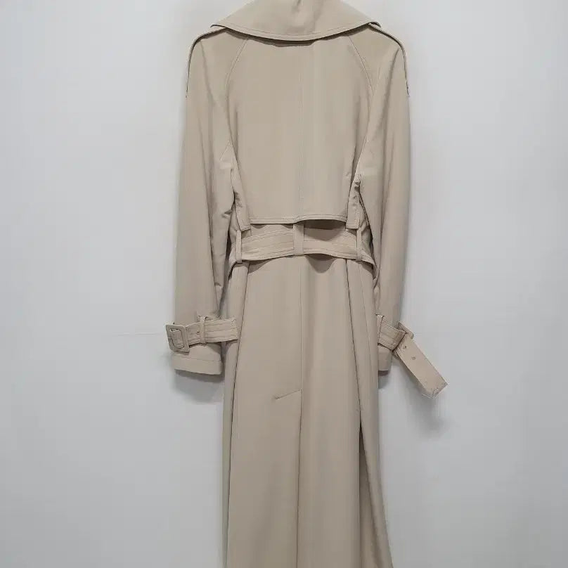 [BUNJANG] CC Collect Beige Long Trench Coat / CC콜렉트 베이지색 롱 트렌치코트