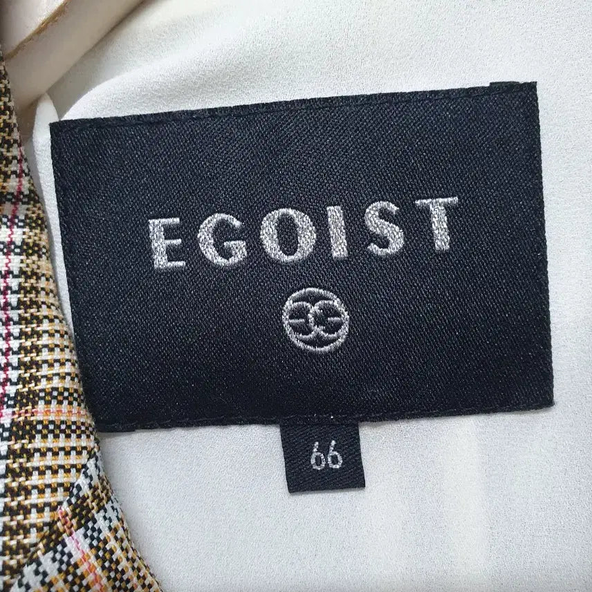 [BUNJANG] Egoist Check Double Brown Jacket / 에고이스트 체크 더블 브라운 자켓