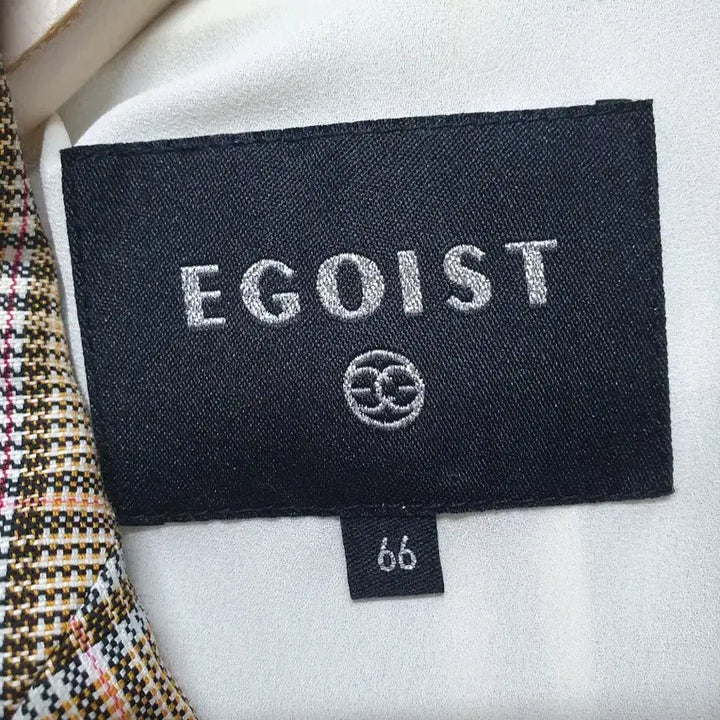 [BUNJANG] Egoist Check Double Brown Jacket / 에고이스트 체크 더블 브라운 자켓