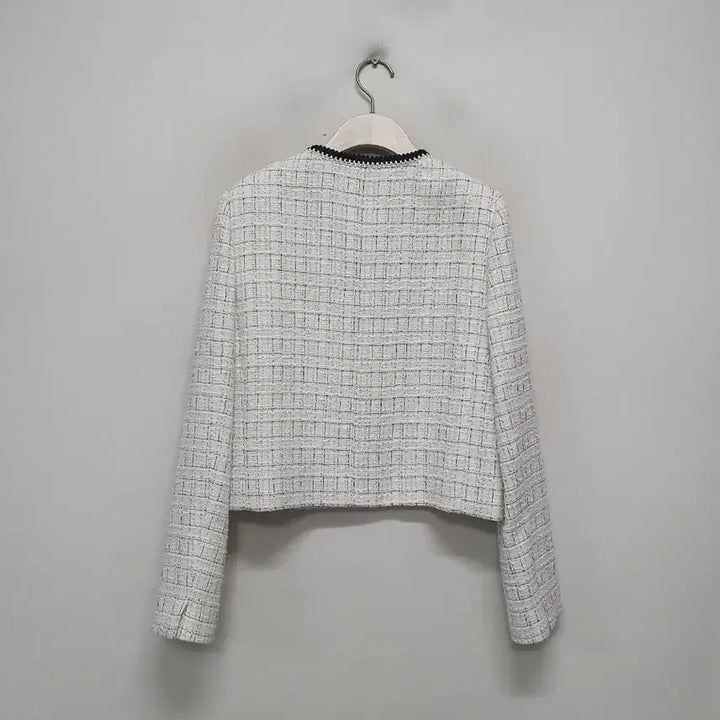 [BUNJANG] JJ JIGOTT Tweed Jacket White / JJ지고트 트위드 자켓 화이트