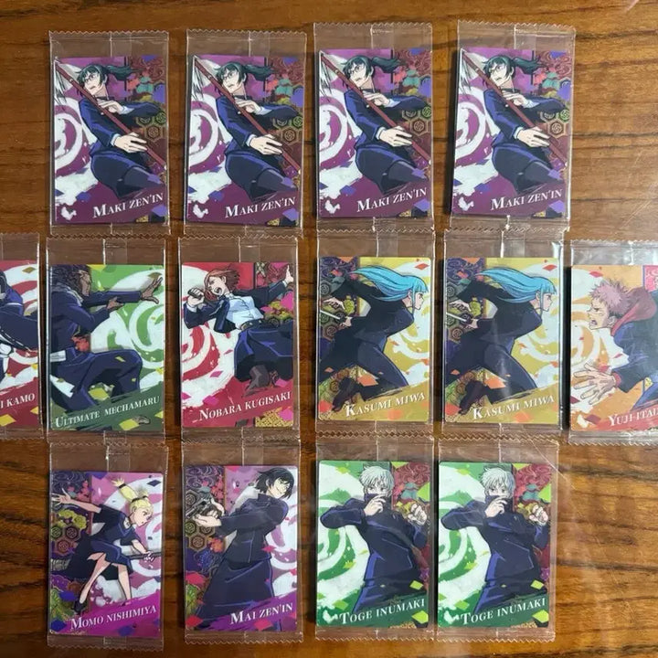 [SOLD OUT] 주술회전 카드 대량 세트 일괄 판매 애니 굿즈
