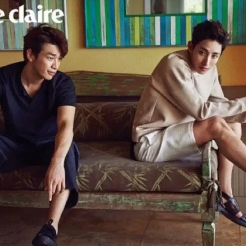 [BUNJANG] System Homme Punching Beige Sweatshirt / 시스템옴므 펀칭 베이지 이수혁 맨투맨