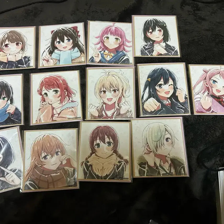 [BUNJANG] Love Live! Nijigasaki The Movie Chapter 2 Nijigasaki High School Idol Club Color Paper Bundle Set / 러브라이브 니지가사키 완결편 2장 니지동 색지 13종 일괄