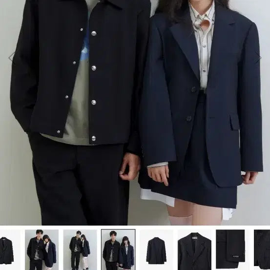 [BUNJANG] LUVM Navy Blazer Jacket M / 새상품) LUVM 러브엠 네이비 블레이저 자켓 M