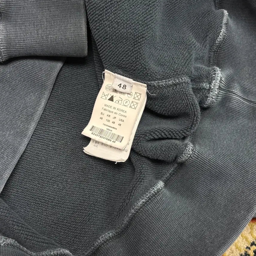 [BUNJANG] SOLID HOMME Vintage Blue Sweatshirt / [48] 솔리드옴므 빈티지블루 맨투맨