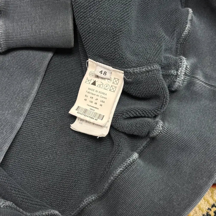 [BUNJANG] SOLID HOMME Vintage Blue Sweatshirt / [48] 솔리드옴므 빈티지블루 맨투맨
