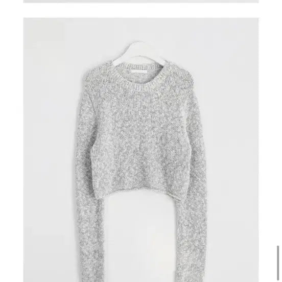 [BUNJANG] D.O.R Crop Blend Knit / 디오어 크롭 블렌드 니트