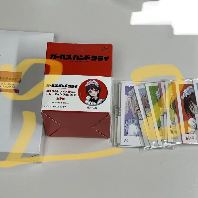 [BUNJANG] Girls Band Cry Togeto Maid Set Bundle / >정리중<걸즈밴드크라이 메이드 체키 캔뱃지 브로마이드 양도합니다 토게토게