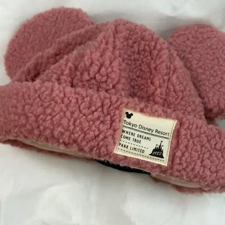 [BUNJANG] Disney Mickey Mouse Fleece Hat / 디즈니랜드 도쿄 미키마우스 뽀글이 모자