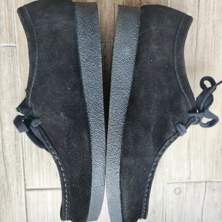 [BUNJANG] GU Real Leather Moccasin (Black) / GU 리얼레더 모카신 블랙 (270)