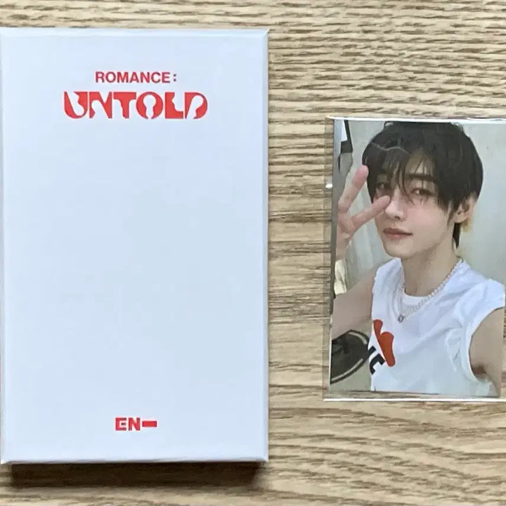 [BUNJANG] ENHYPEN Sunghoon Romance: Untold Ring Necklace / 엔하이픈 로맨스언톨드 성훈 링목걸이 반지목걸이 개봉 양도