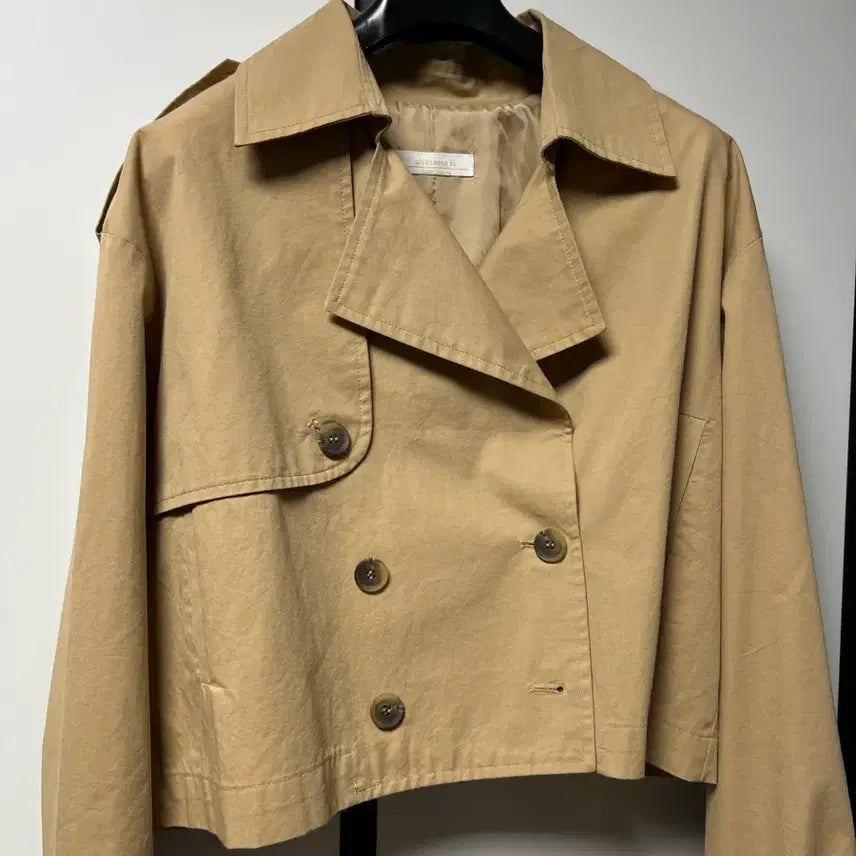 [BUNJANG] Korean Beige Double Jacket / 예쁜 더블 자켓