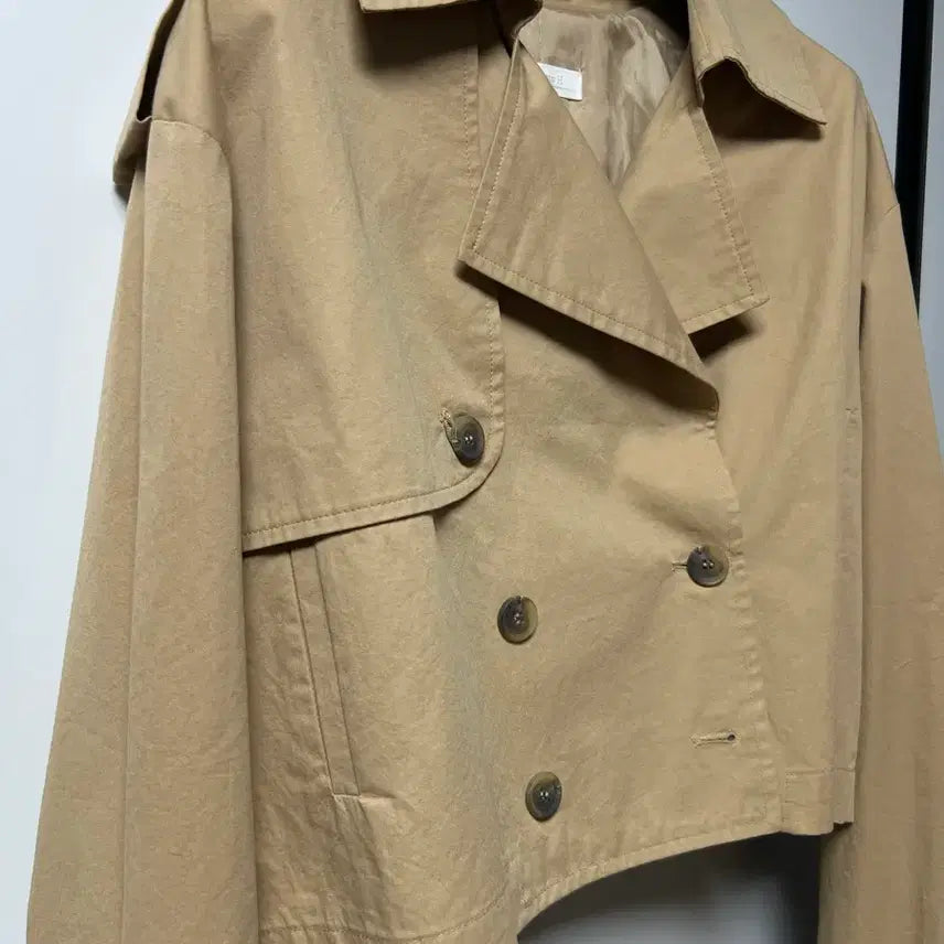[BUNJANG] Korean Beige Double Jacket / 예쁜 더블 자켓