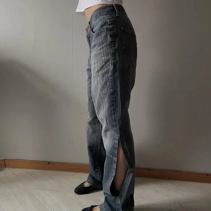 [BUNJANG] 마츠리 동은 side slit pants (black) / 마츠리 동은 side slit pants (black)