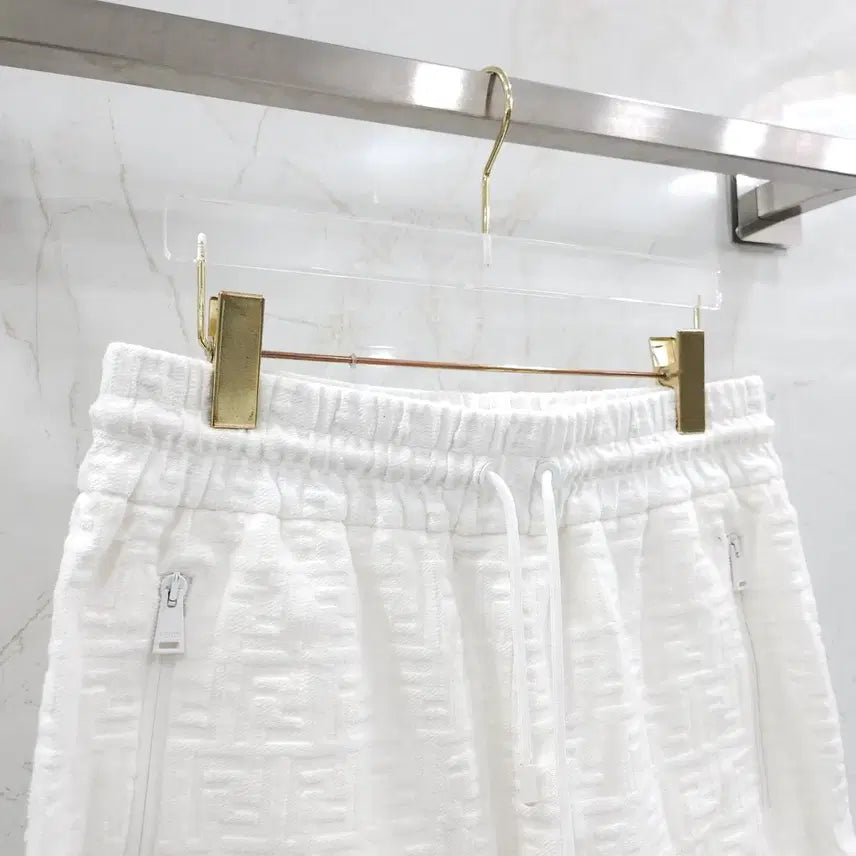 [BUNJANG] Fendi FF White Shorts FAB912 / M / 펜디 FF 화이트 반바지 쇼츠 FAB912