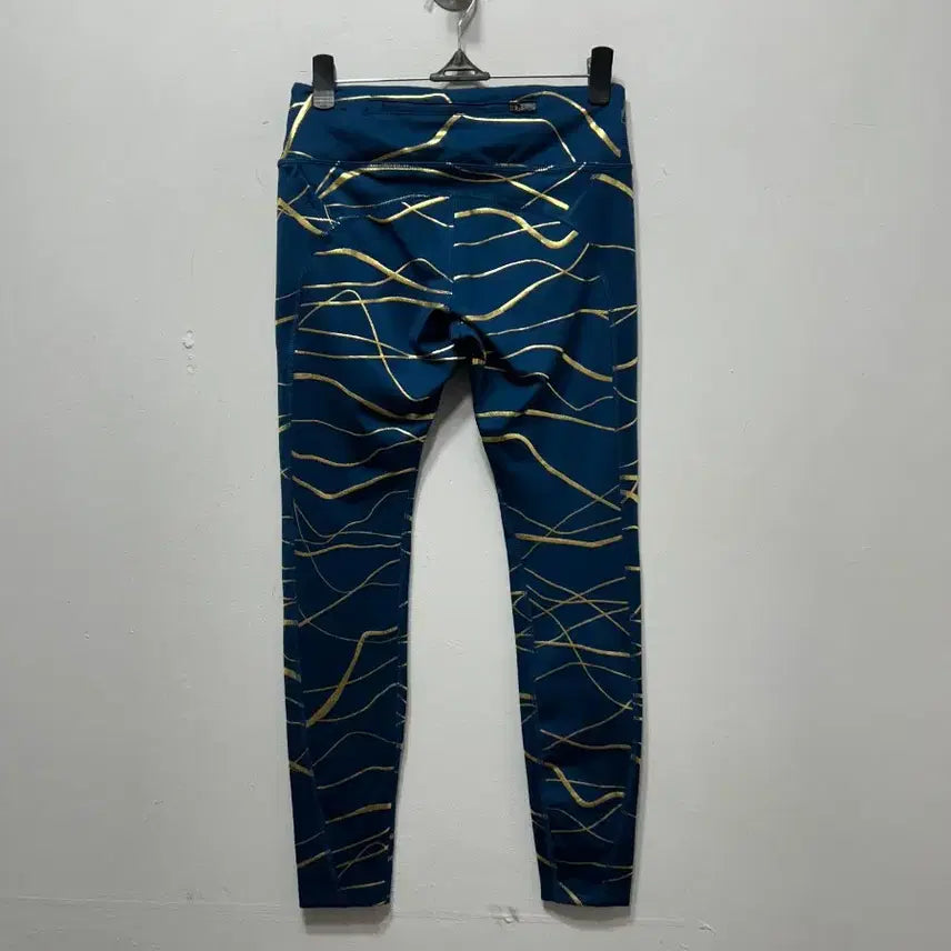 [BUNJANG] Nike Navy Gold Line Leggings S / 나이키 네이비 골드 라인 레깅스 S