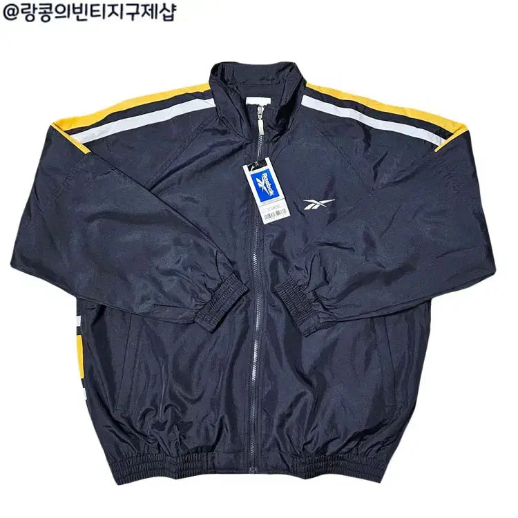 [BUNJANG] Reebok Old School Vintage Windbreaker Jacket / 리복 올드스쿨 빈티지 바람막이 자켓