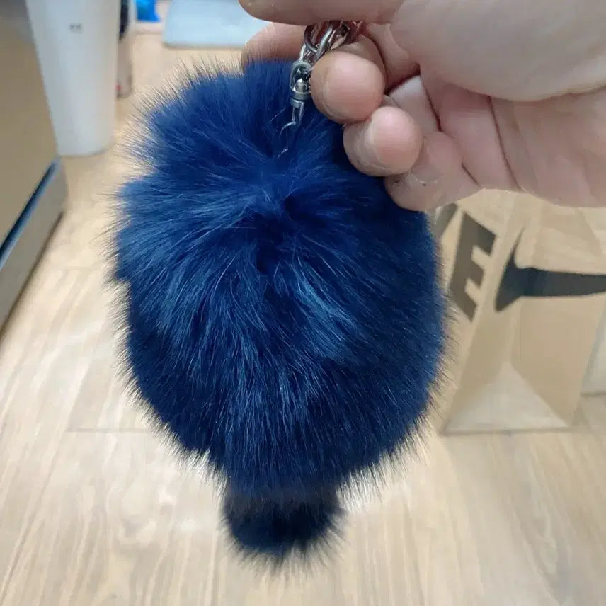 [BUNJANG] Saga Fox Fur Bag Charm / 사가폭스털 가방걸이(새상품)