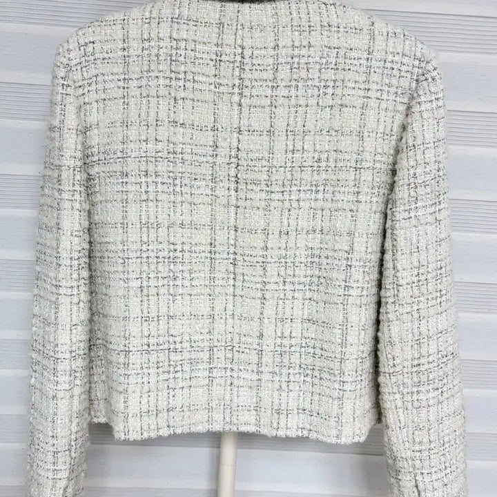 [BUNJANG] LeShop Ivory Tweed Jacket / ((4/23 오후부터 배송가능))  할인)르샵 아이보리 트위드 자켓 숏자