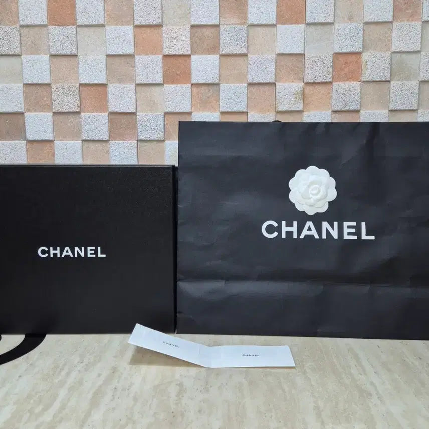 [BUNJANG] Chanel Bag Gift Set / [백화점정품]샤넬 박스+쇼핑백+까멜리아+유산지+북렛 SET,샤넬 가방