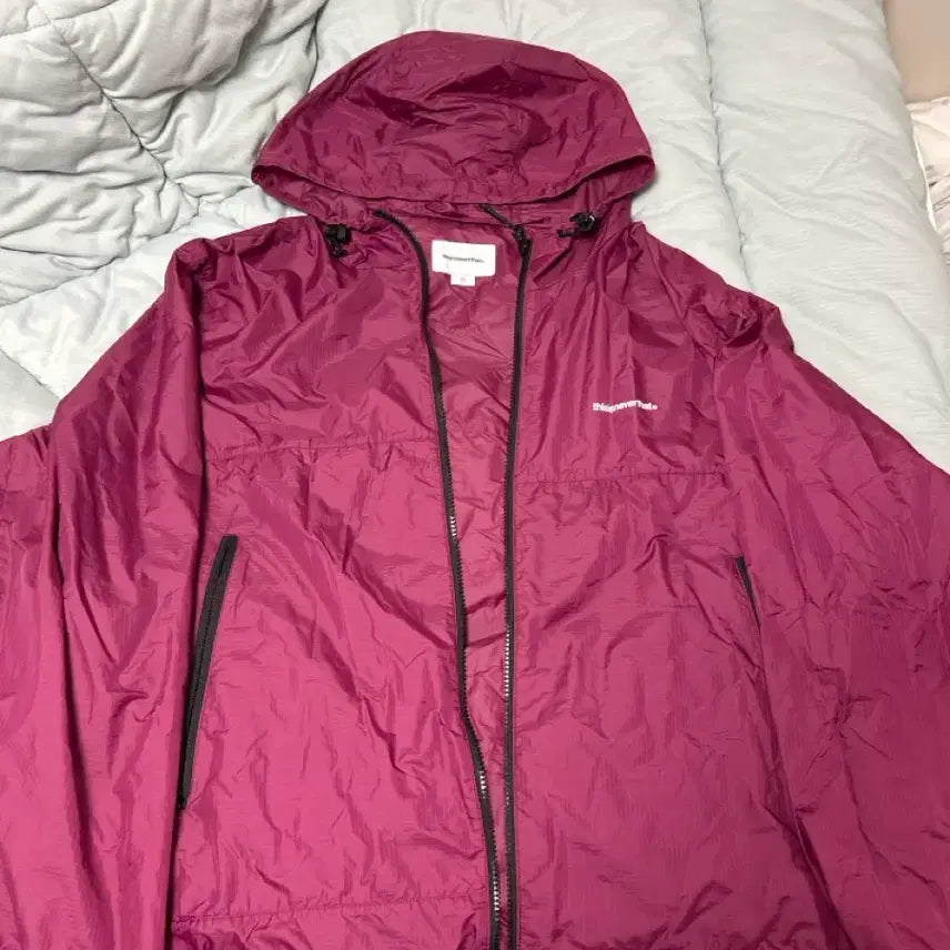 [BUNJANG] Thisisneverthat Windbreaker Burgundy / 디스이즈네버뎃 바람막이 버건디