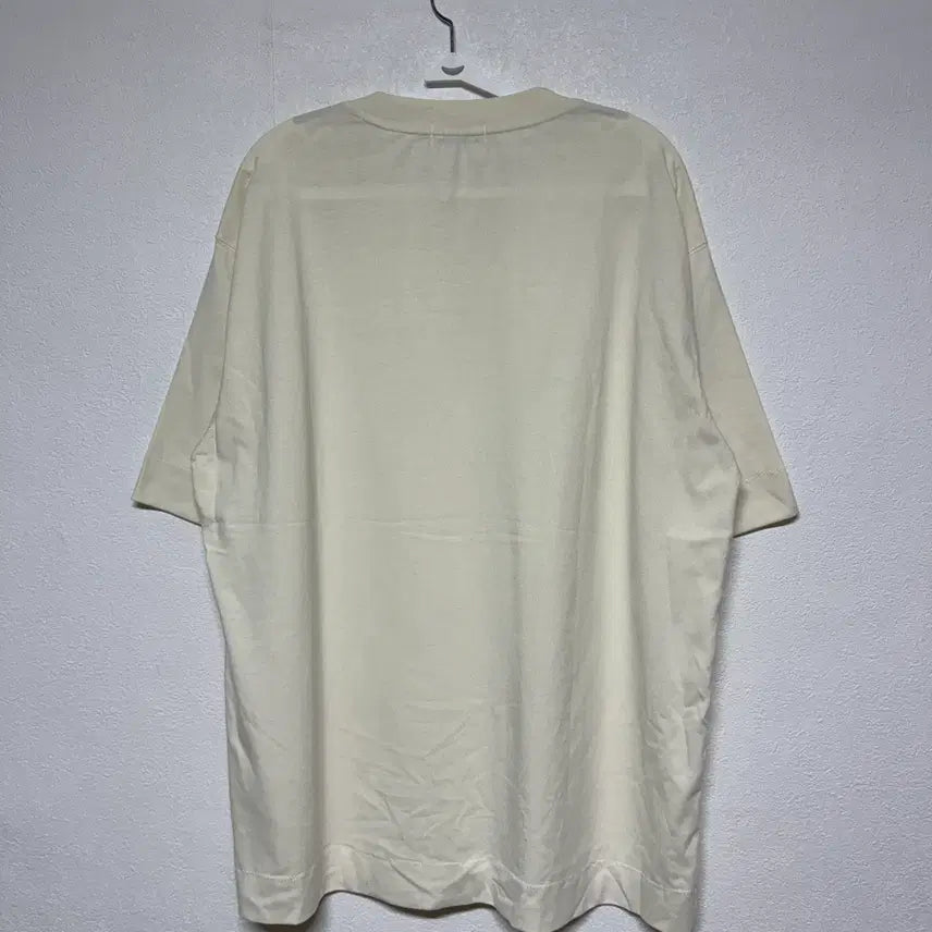 [BUNJANG] Custom Mellow Embroidered Logo T-Shirt Ivory / 커스텀멜로우 자수로고 반팔티 38 아이보리