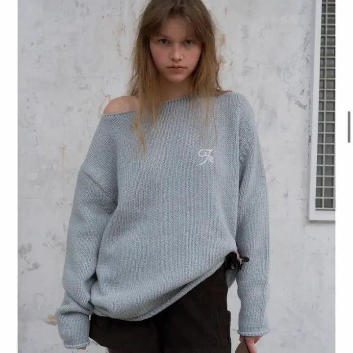 [BUNJANG] Poeto Mohair Oversized Knit / 포에토 모헤어 오버핏 니트
