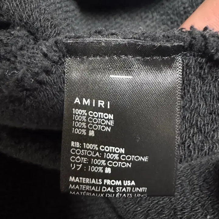 [BUNJANG] AMIRI Stacked Bones Hoodie Black 2XL / AMIRI 아미리  후드티 스택드본즈 (한국 2XL)