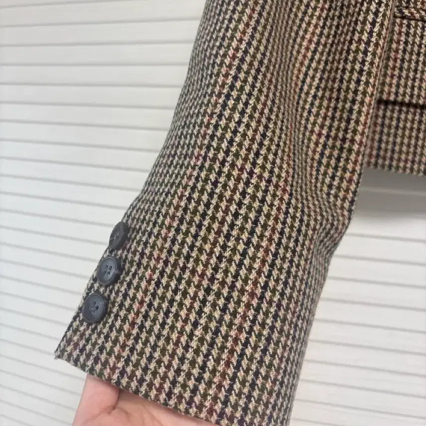 [BUNJANG] Kenneth Lady Checkered Cropped Jacket / 케네스레이디 체크 자켓
