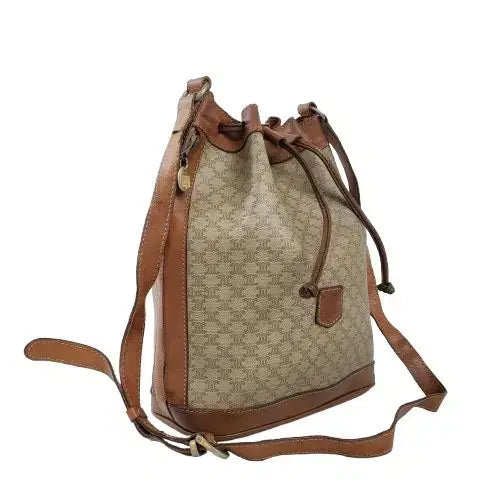 [BUNJANG] Celine Vintage Macadam Drawstring Bucket Bag / 정품 셀린느 빈티지 마카담 드로우스트링 버킷백