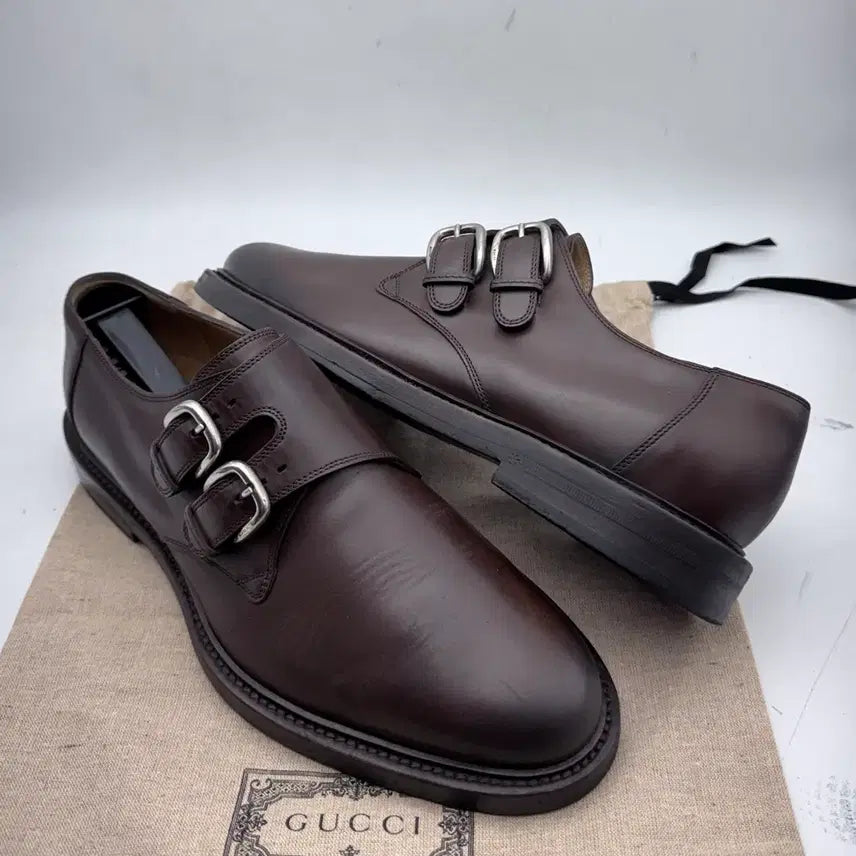 [BUNJANG] Gucci Double Monk Strap Shoes / 정품)구찌 더블 몽크 7
