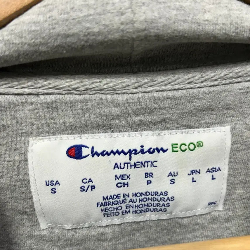 [BUNJANG] Champion Black Hoodie Zip-up (S) / 챔피온 블랙 후드집업 S