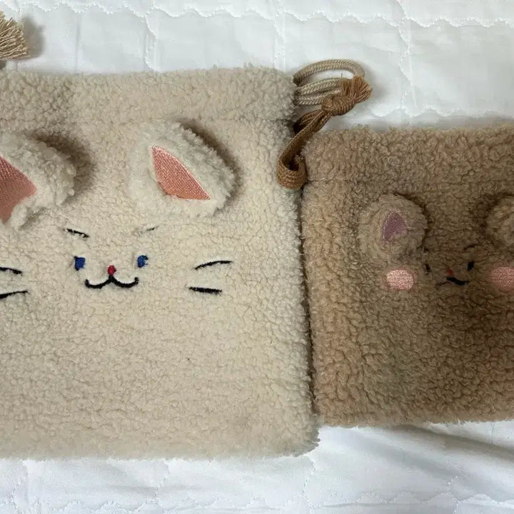 [BUNJANG] SHINee Key "Key-nyangi" Plush Pouch Bundle Set / 샤이니 키 키냥이 뽀글이 파우치 일괄 키랜드