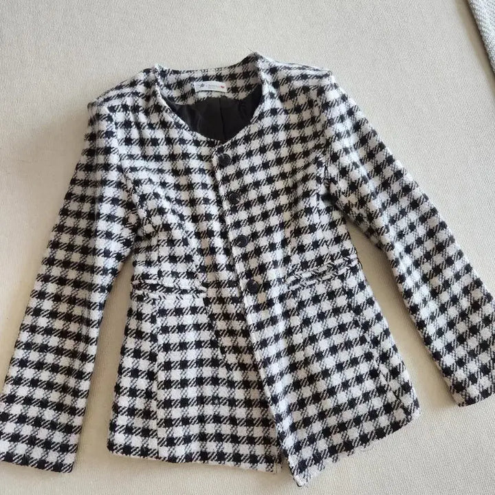 [BUNJANG] Houndstooth Tweed Jacket / 하운드투스 트위드 자켓