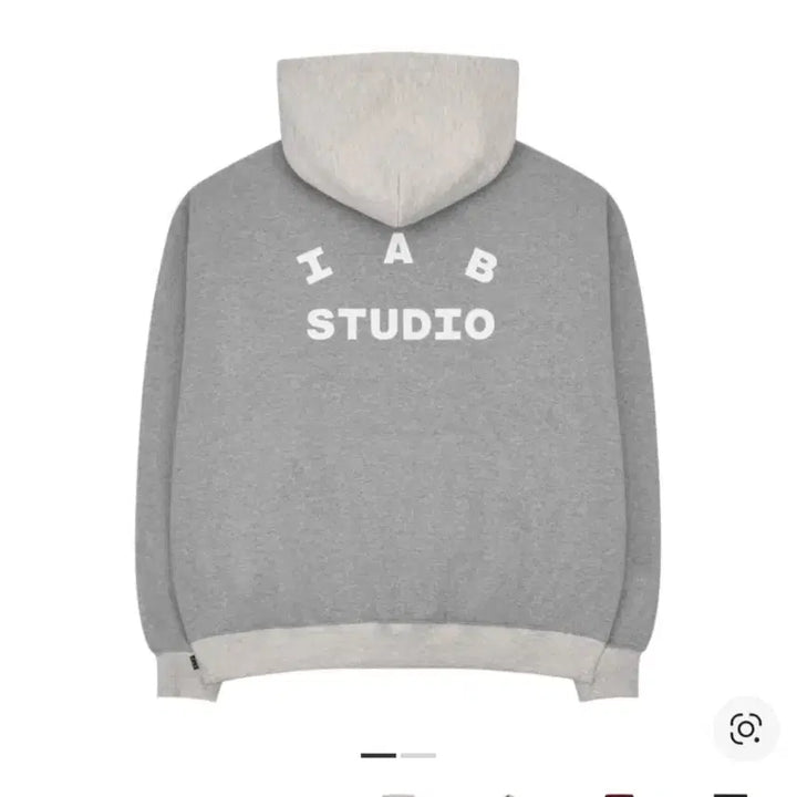 [BUNJANG] IAB Studio Dual Gray Hoodie L / 아이앱 스튜디오 듀얼 그레이 후드티 L
