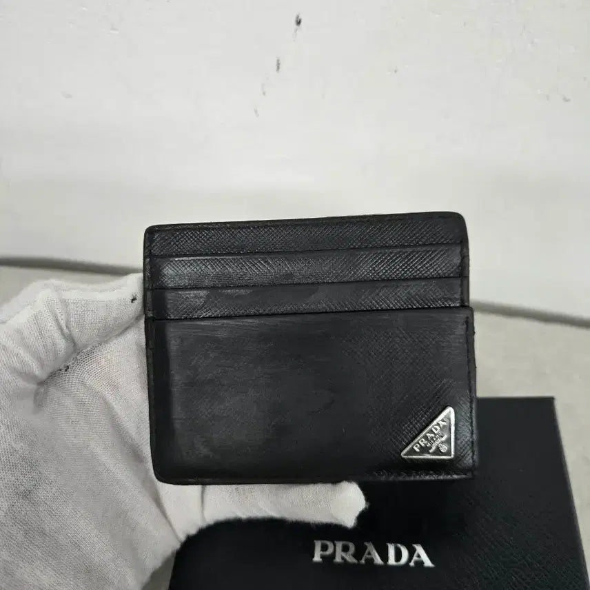 [BUNJANG] Prada Saffiano Card Holder / [보증서 정품]프라다 사피아노 카드지갑
