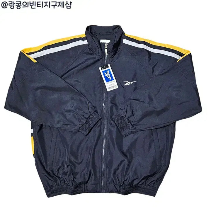 [BUNJANG] Reebok Vintage Windbreaker Jacket / 리복 올드스쿨 빈티지 바람막이 자켓