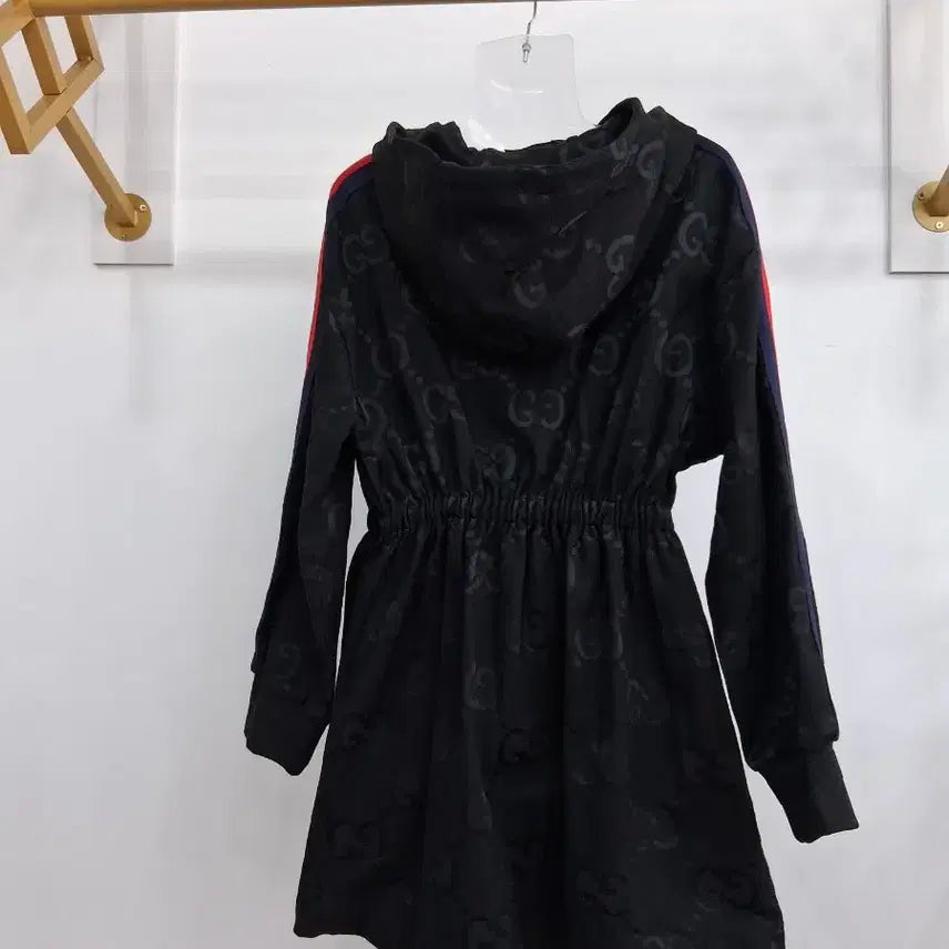 [BUNJANG] Unbranded Black Long Hooded Jacket / 여성 후드 롱 자켓 블랙44~55안
