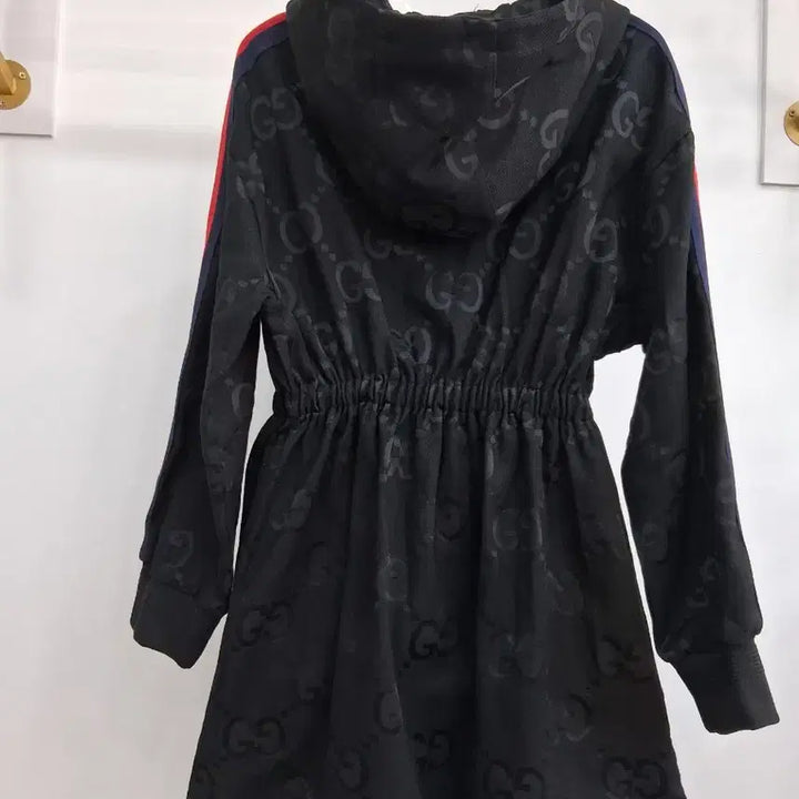 [BUNJANG] Unbranded Black Long Hooded Jacket / 여성 후드 롱 자켓 블랙44~55안