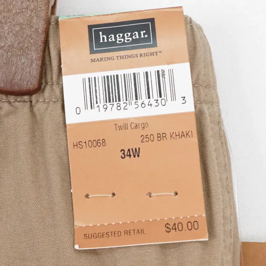 [BUNJANG] Haggar Cargo Shorts 34 Size / Haggar 수입판 새상품 카고 반바지 34size